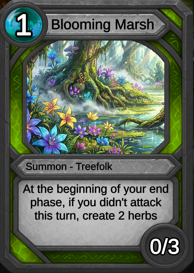 Blooming Marsh card